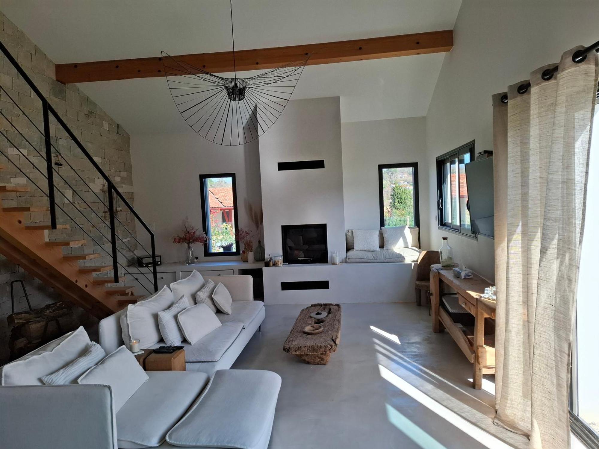 Charmante Villa Familiale Au Calme A 15Min Des Plages Ascain Rum bild